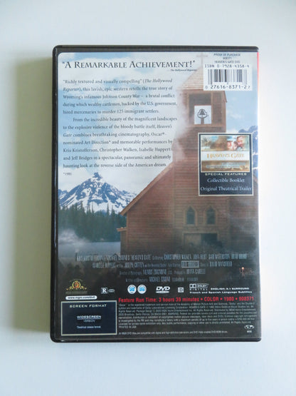 HEAVEN'S GATE (DVD) KRIS KRISTOFFERSON CHRISTOPHER WALKEN 1980 REGION 1