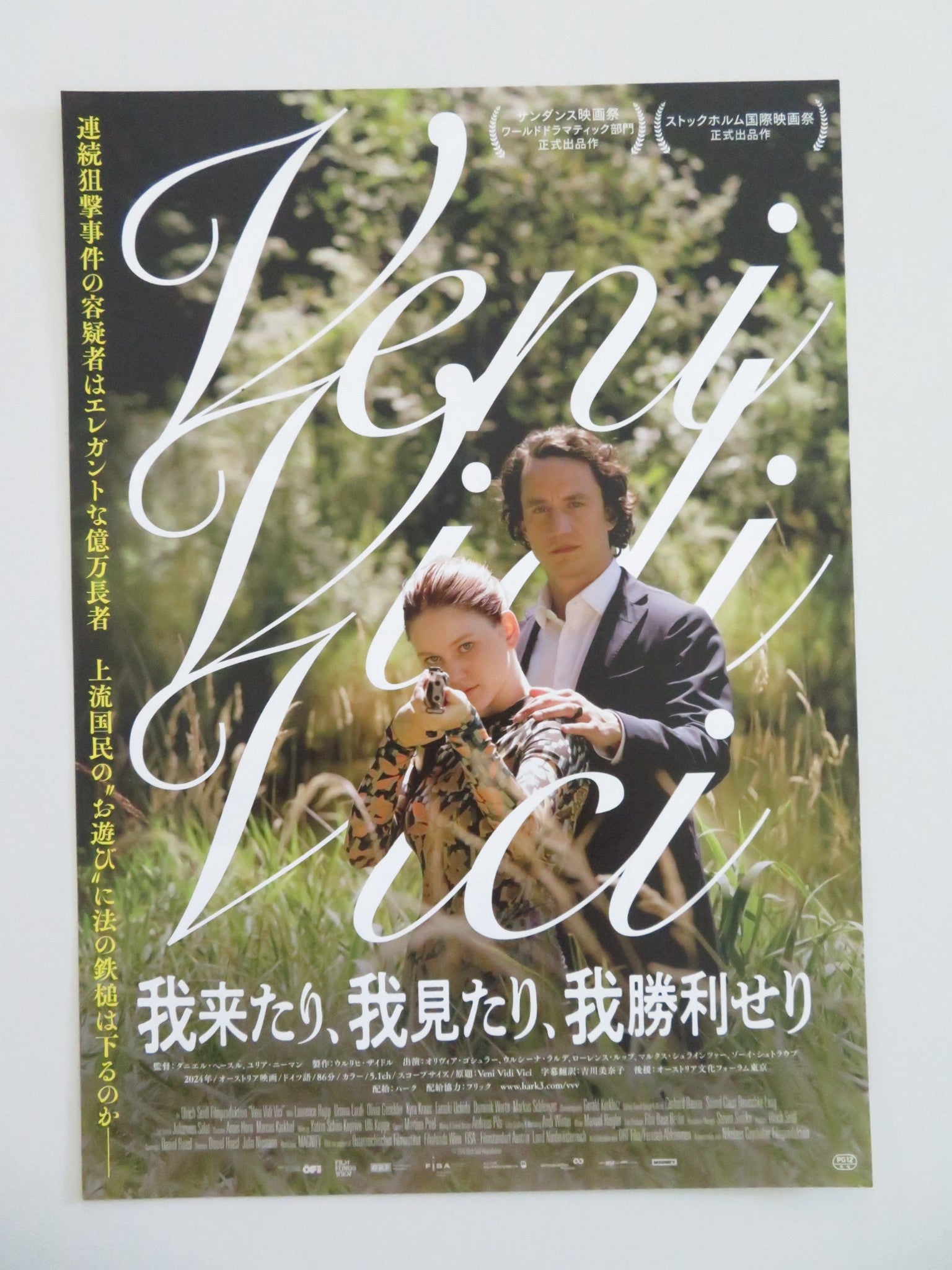 VENI VIDI VICI JAPANESE CHIRASHI (B5) POSTER NAHOKO FORT-NISHIGAMI 2024 - Rendezvous Cinema