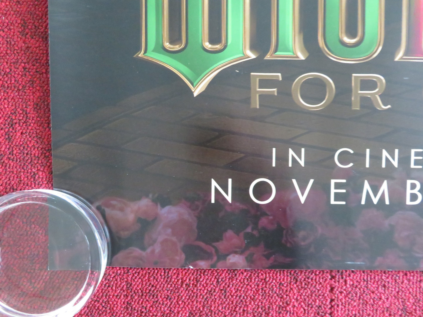 Wicked: For Good - B UK Quad Rolled Poster Cynthia Erivo Ariana Grande 2025