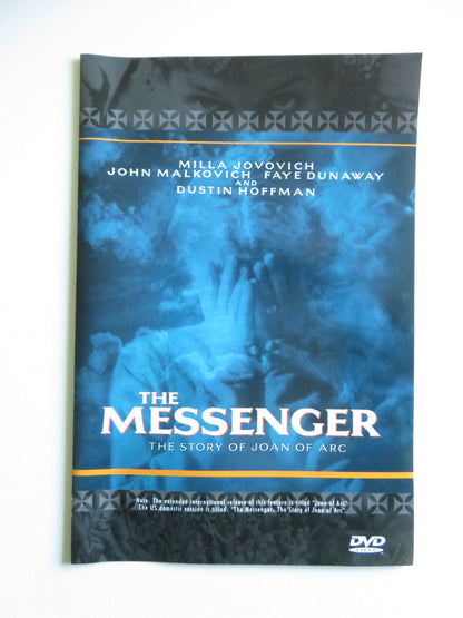 THE MESSENGER - THE STORY OF JOAN OF ARC (DVD) MILLA JOVOVICH 1999 REGION 1