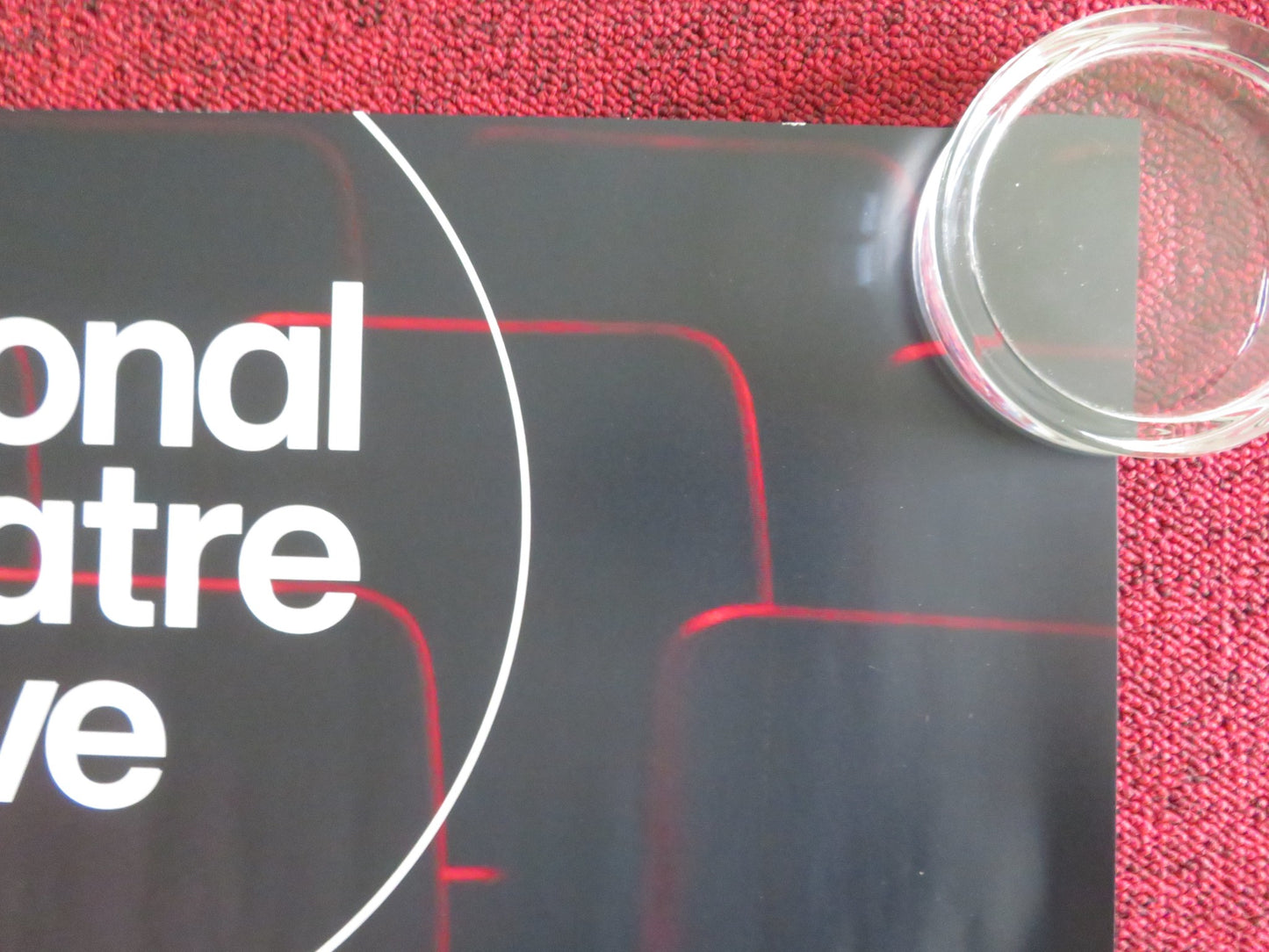 Hamlet UK Quad Rolled Poster National Theatre Live Hiran Abeysekera 2026