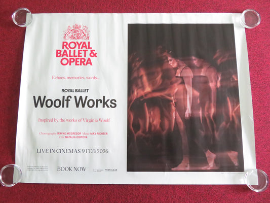 Royal Ballet & Opera: Woolf Works UK Quad Rolled Poster Natalia Osipova 2026