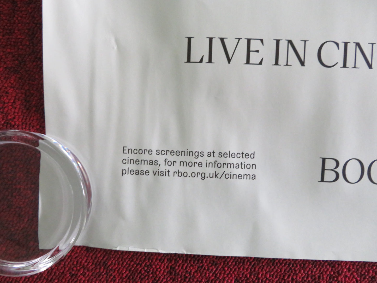 Royal Ballet & Opera: Woolf Works UK Quad Rolled Poster Natalia Osipova 2026