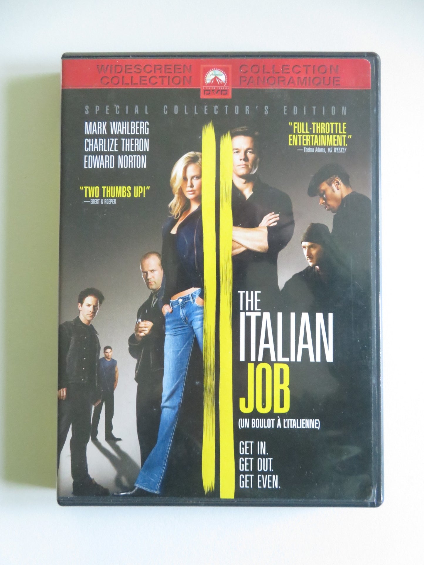 THE ITALIAN JOB (DVD) MARK WAHLBERG CHARLIZE THERON 2003 REGION 1
