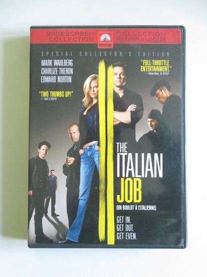 THE ITALIAN JOB (DVD) MARK WAHLBERG CHARLIZE THERON 2003 REGION 1