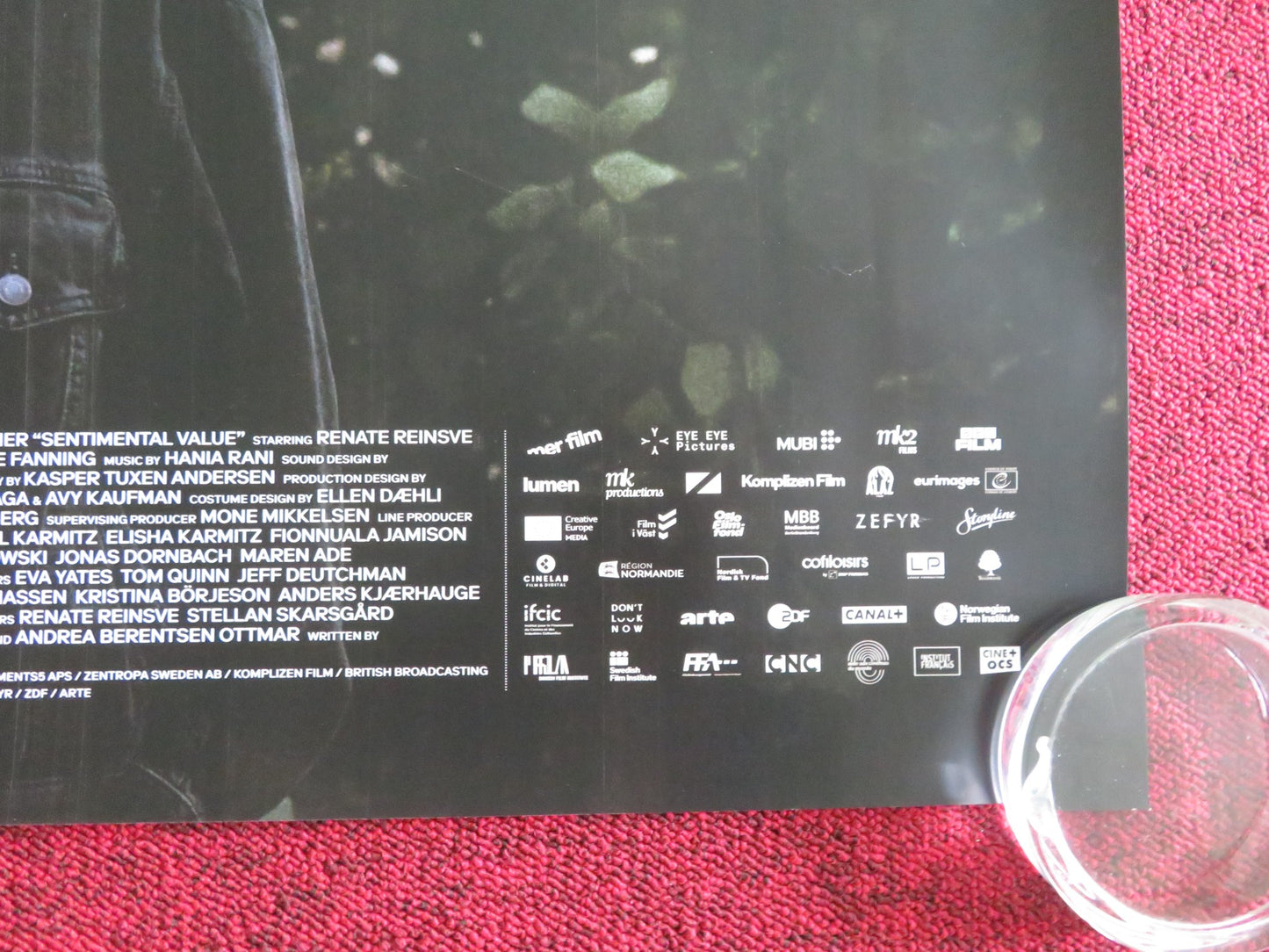Sentimental Value UK Quad Rolled Poster Stellan Skarsgard Renate Reinsve 2025
