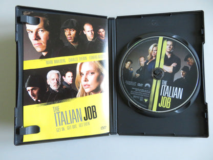 THE ITALIAN JOB (DVD) MARK WAHLBERG CHARLIZE THERON 2003 REGION 1