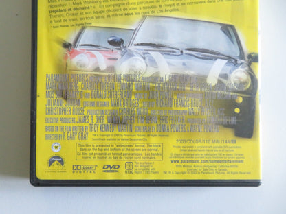 THE ITALIAN JOB (DVD) MARK WAHLBERG CHARLIZE THERON 2003 REGION 1