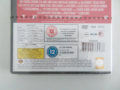 Ocean's Twelve (DVD) Brad Pitt Catherine Zeta-jones 2004 Region 2
