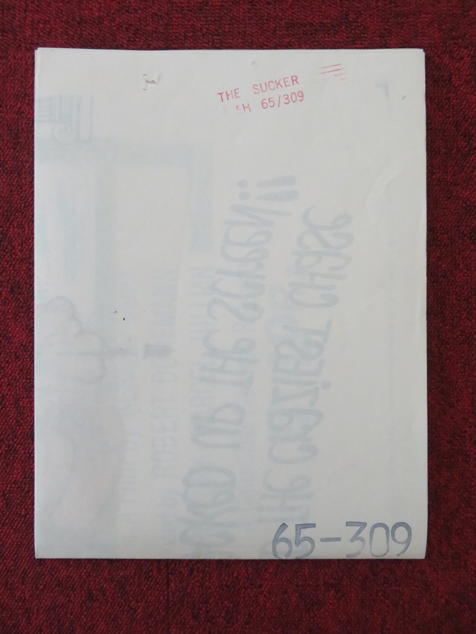 THE SUCKER FOLDED US ONE SHEET POSTER BOURVIL LOUSI DE FUNES 1965 - Rendezvous Cinema