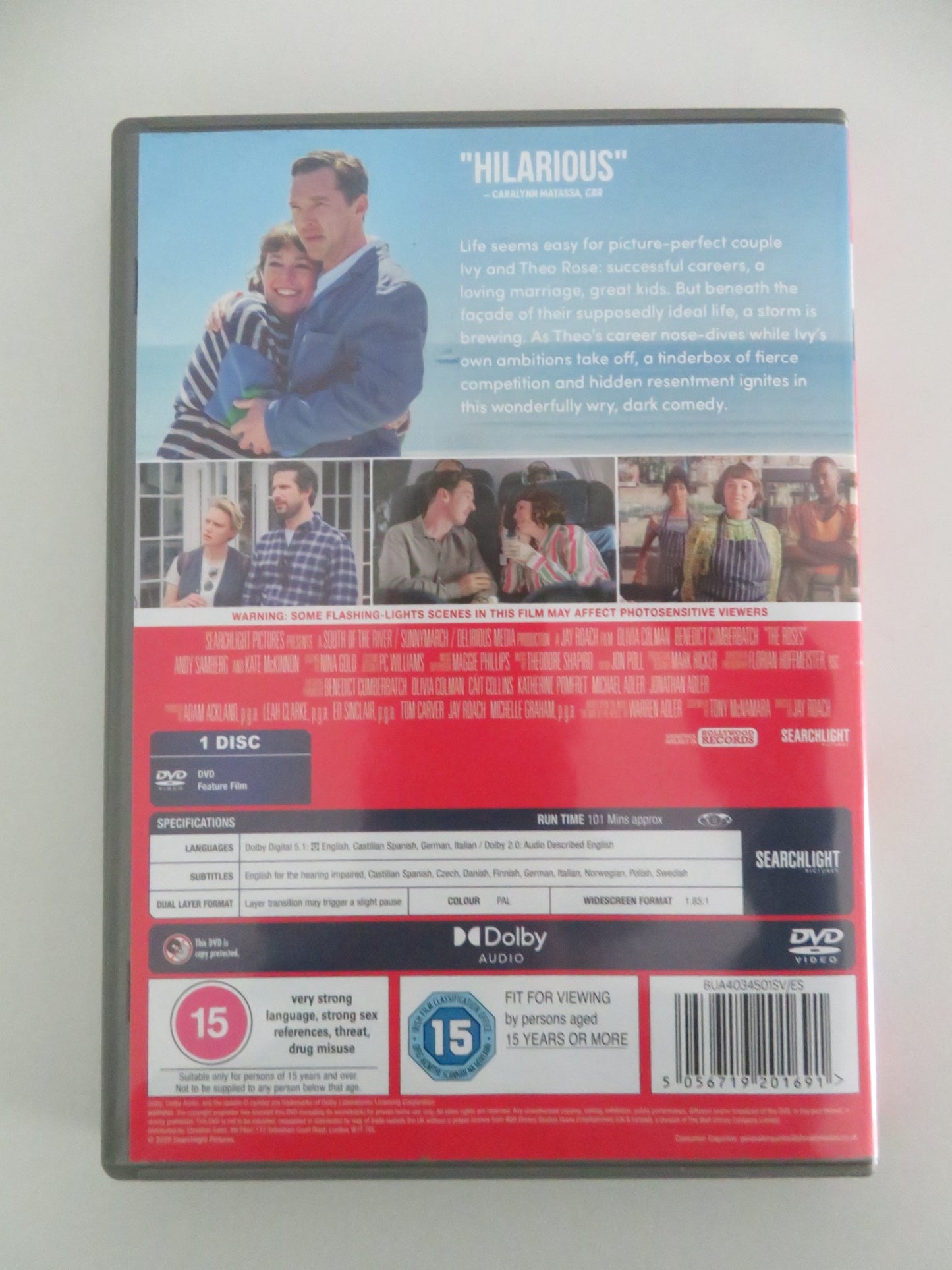 The Roses (DVD) Olivia Colman Benedict Cumberbatch 2025 Region 0