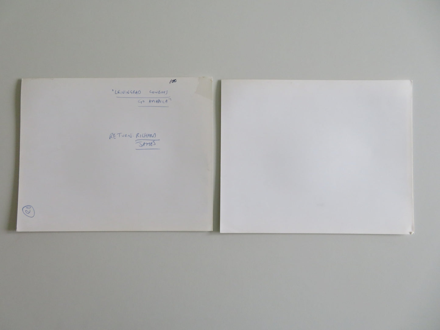 LENINGRAD COWBOYS GO AMERICA MOVIE STILL PHOTO LOT OF 2 MATTI PELLONPAA 1989