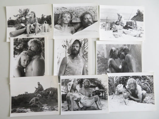CASTAWAY MOVIE STILL PHOTO LOT OF 9 OLIVER REED AMANDA DONOHOE 1986
