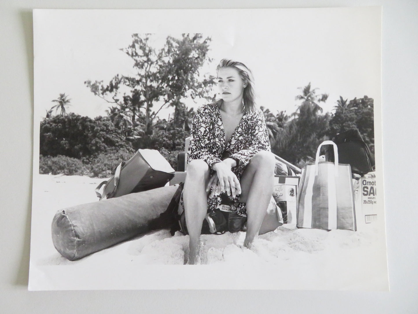 CASTAWAY MOVIE STILL PHOTO LOT OF 9 OLIVER REED AMANDA DONOHOE 1986