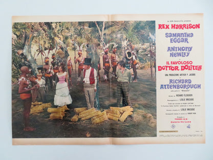 DOCTOR DOLITTLE - B ITALIAN FOTOBUSTA POSTER REX HARRISON ATTENBOROUGH 1968 - Rendezvous Cinema