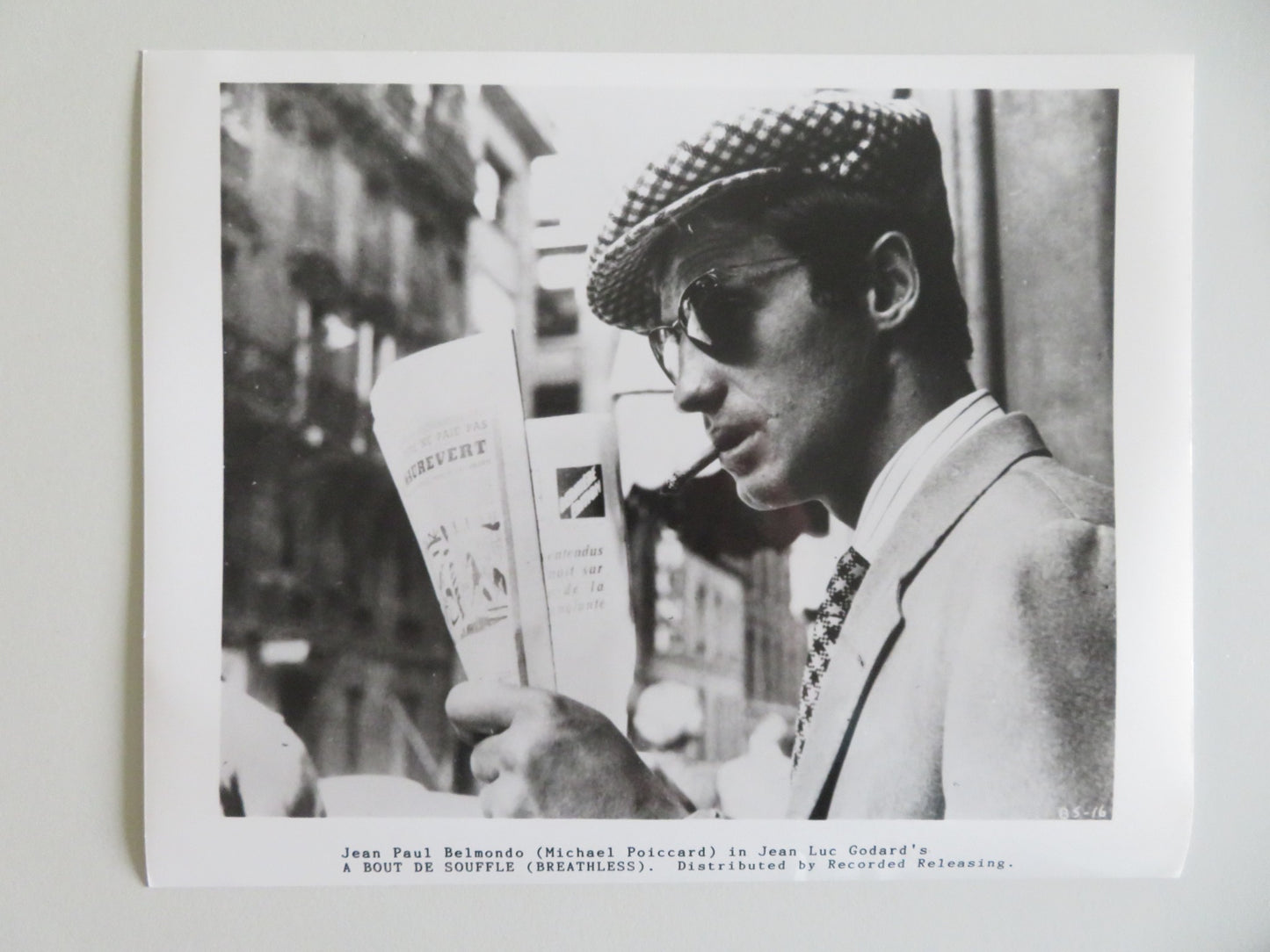 BREATHLESS MOVIE STILL PHOTO LOT OF 5 JEAN SEBERG JEAN PAUL BELMONDO