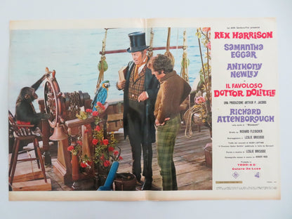 DOCTOR DOLITTLE - D ITALIAN FOTOBUSTA POSTER REX HARRISON ATTENBOROUGH 1968 - Rendezvous Cinema