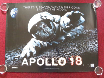 APOLLO 18 UK QUAD ROLLED POSTER WARREN CHRISTIE LLOYD OWEN 2011 - Rendezvous Cinema