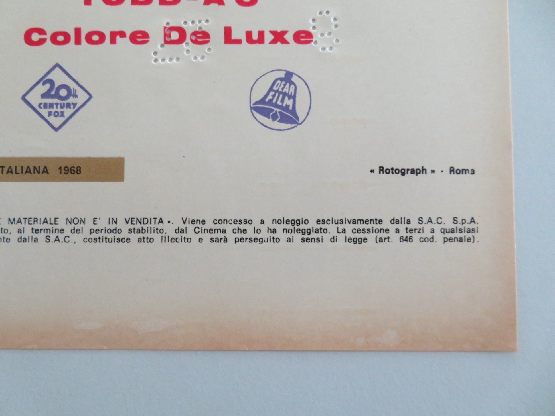 DOCTOR DOLITTLE - D ITALIAN FOTOBUSTA POSTER REX HARRISON ATTENBOROUGH 1968 - Rendezvous Cinema