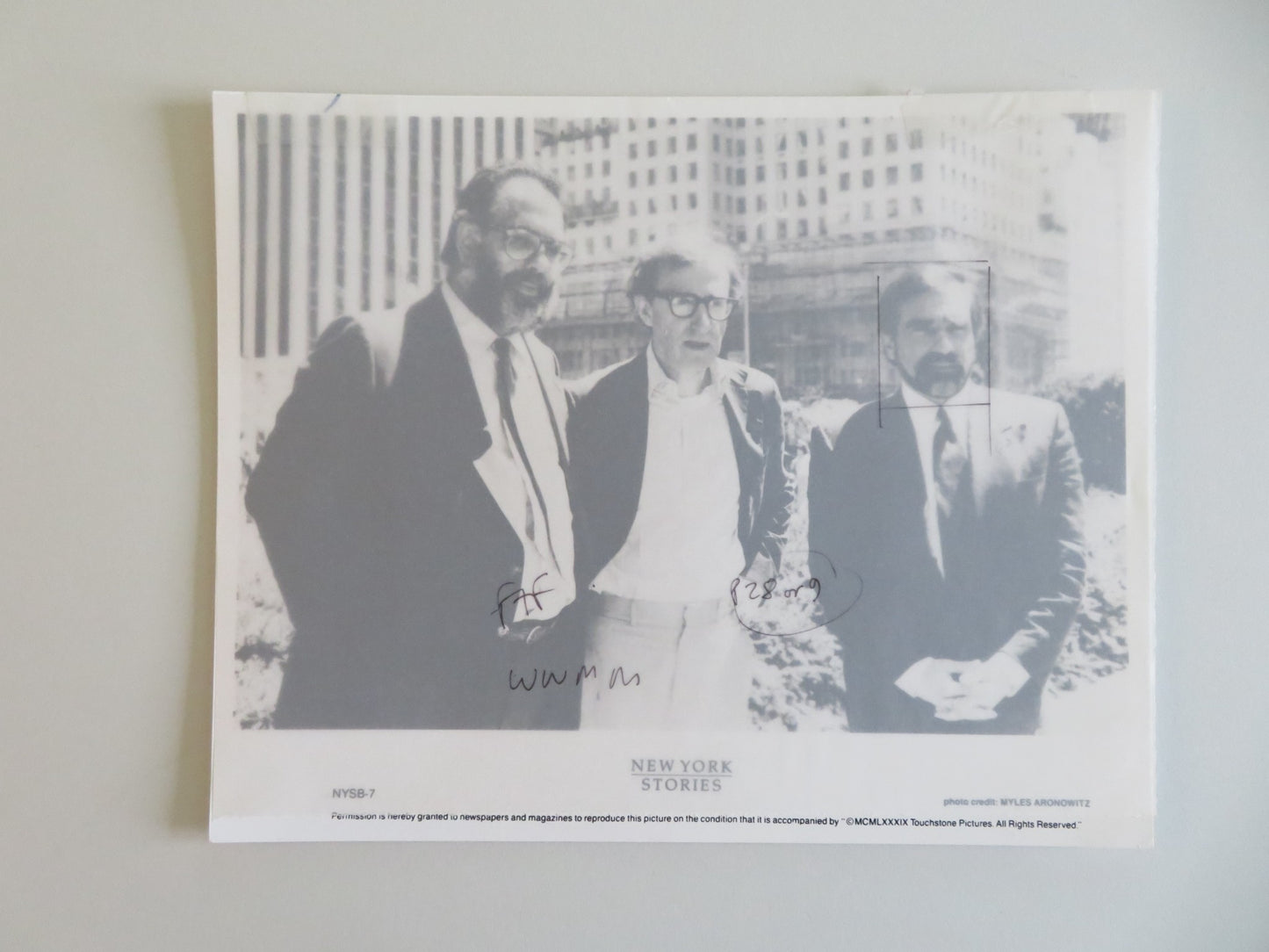 NEW YORK STORIES MOVIE STILL PHOTO LOT OF 10 WOODY ALLEN MIA FARROW 1989