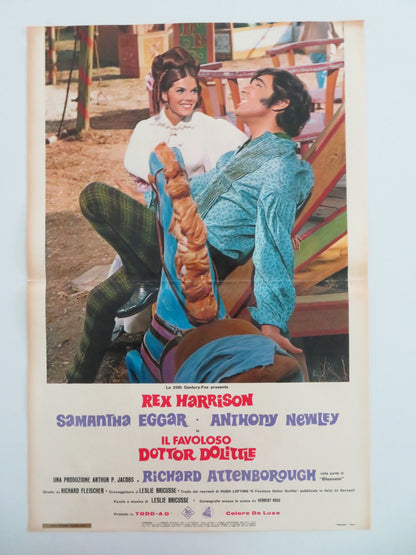 DOCTOR DOLITTLE - F ITALIAN FOTOBUSTA POSTER REX HARRISON ATTENBOROUGH 1968 - Rendezvous Cinema