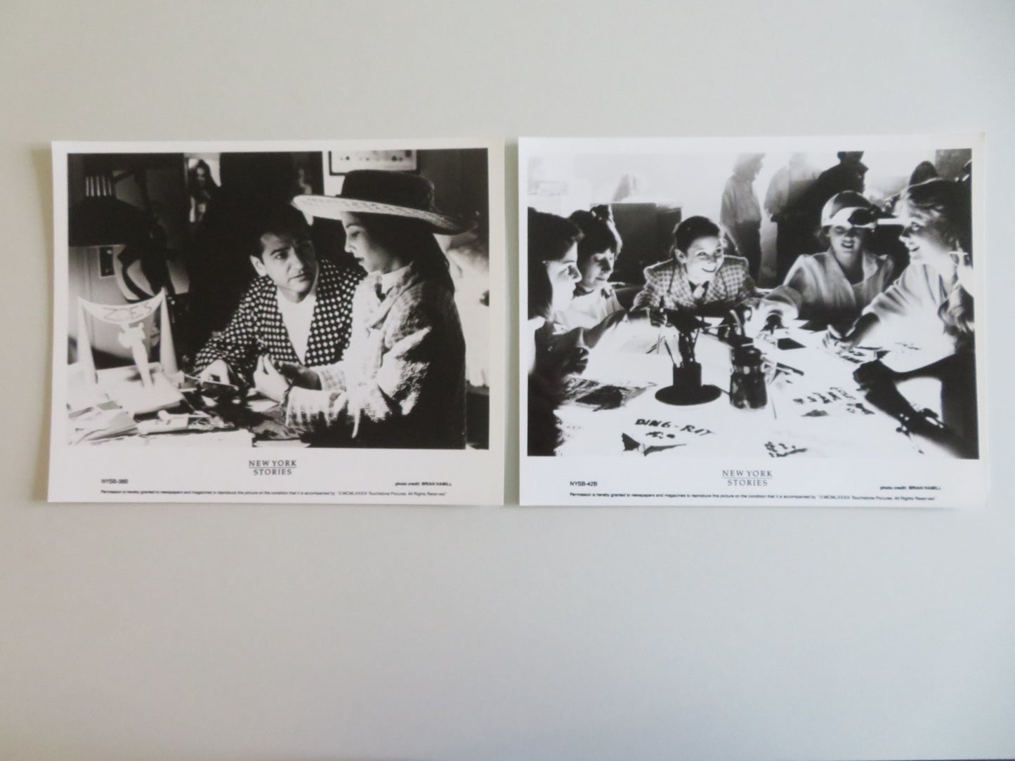 NEW YORK STORIES MOVIE STILL PHOTO LOT OF 10 WOODY ALLEN MIA FARROW 1989