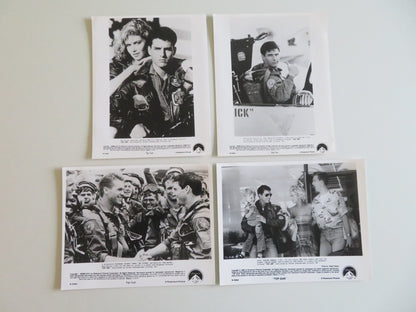 TOP GUN MOVIE STILL PHOTO LOT OF 4 TOM CRUISE KELLY MCGILLIS VAL KILMER 1986