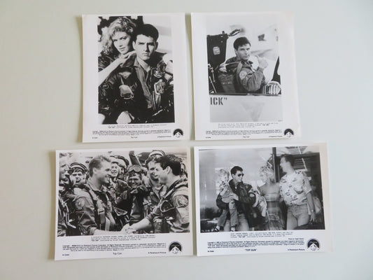 TOP GUN MOVIE STILL PHOTO LOT OF 4 TOM CRUISE KELLY MCGILLIS VAL KILMER 1986