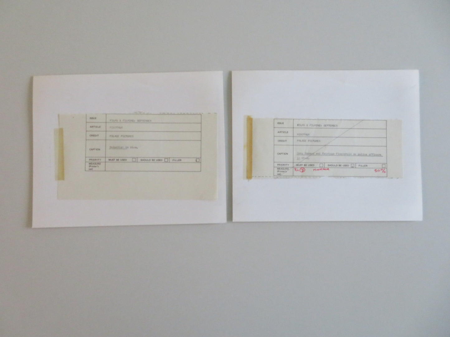 DIVA MOVIE STILL PHOTO LOT OF 2 RICHARD BOHRINGER ANNY ROMAND 1981