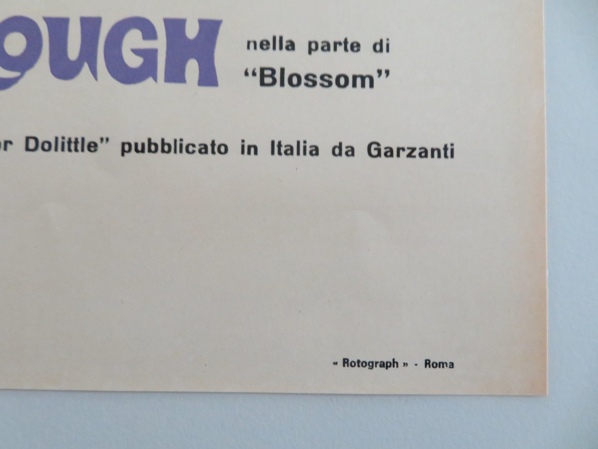 DOCTOR DOLITTLE - H ITALIAN FOTOBUSTA POSTER REX HARRISON ATTENBOROUGH 1968 - Rendezvous Cinema