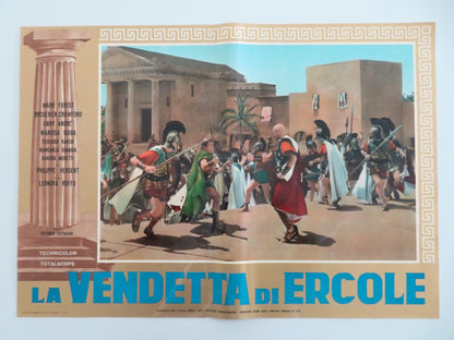 GOLIATH AND THE DRAGON - F ITALIAN FOTOBUSTA POSTER MARK FOREST CRAWFORD 1961 - Rendezvous Cinema