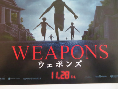 WEAPONS JAPANESE CHIRASHI (B5) POSTER JOSH BROLIN SCARLETT SHER GARNER 2025
