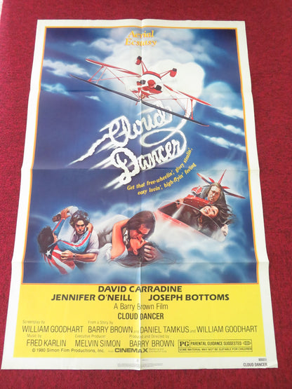 CLOUD DANCER FOLDED US ONE SHEET POSTER DAVID CARRADINE JENNIFER O'NEILL 1980 - Rendezvous Cinema