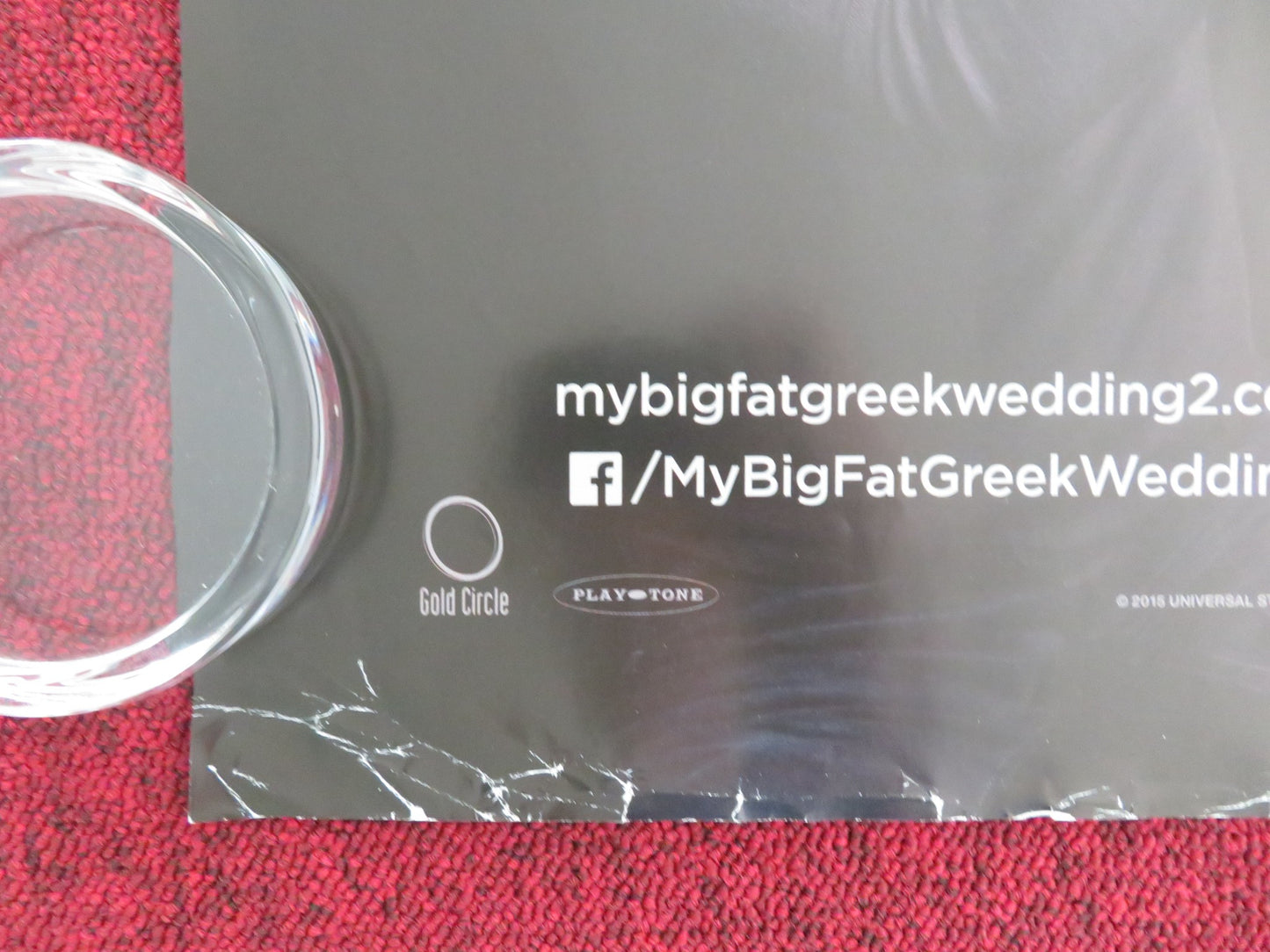 My Big Fat Greek Wedding 2 UK Quad Rolled Poster Nia Vardalos John Corbett 2016