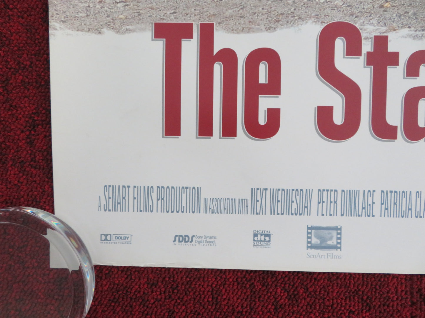 The Station Agent UK Quad Rolled Poster Peter Dinklage Paul Benjamin 2003