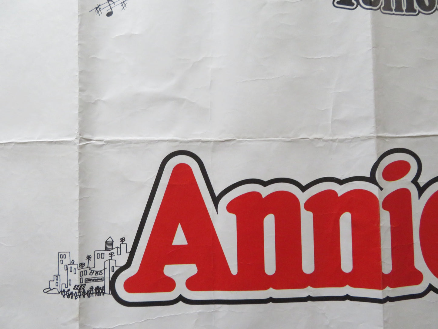 ANNIE UK QUAD ROLLED POSTER ALBERT FINNEY TIM CURRY 1982 - Rendezvous Cinema