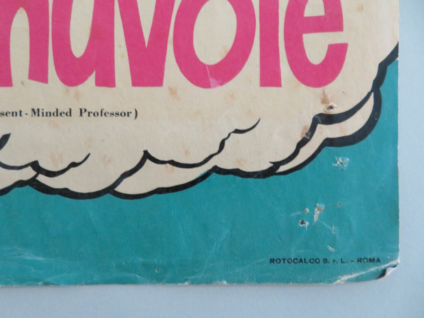 THE ABSENT MINDED PROFESSOR - C ITALIAN FOTOBUSTA POSTER DISNEY MACMURRAY 1961 - Rendezvous Cinema