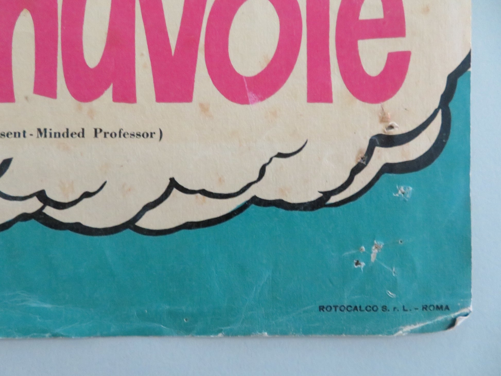 THE ABSENT MINDED PROFESSOR - C ITALIAN FOTOBUSTA POSTER DISNEY MACMURRAY 1961 - Rendezvous Cinema