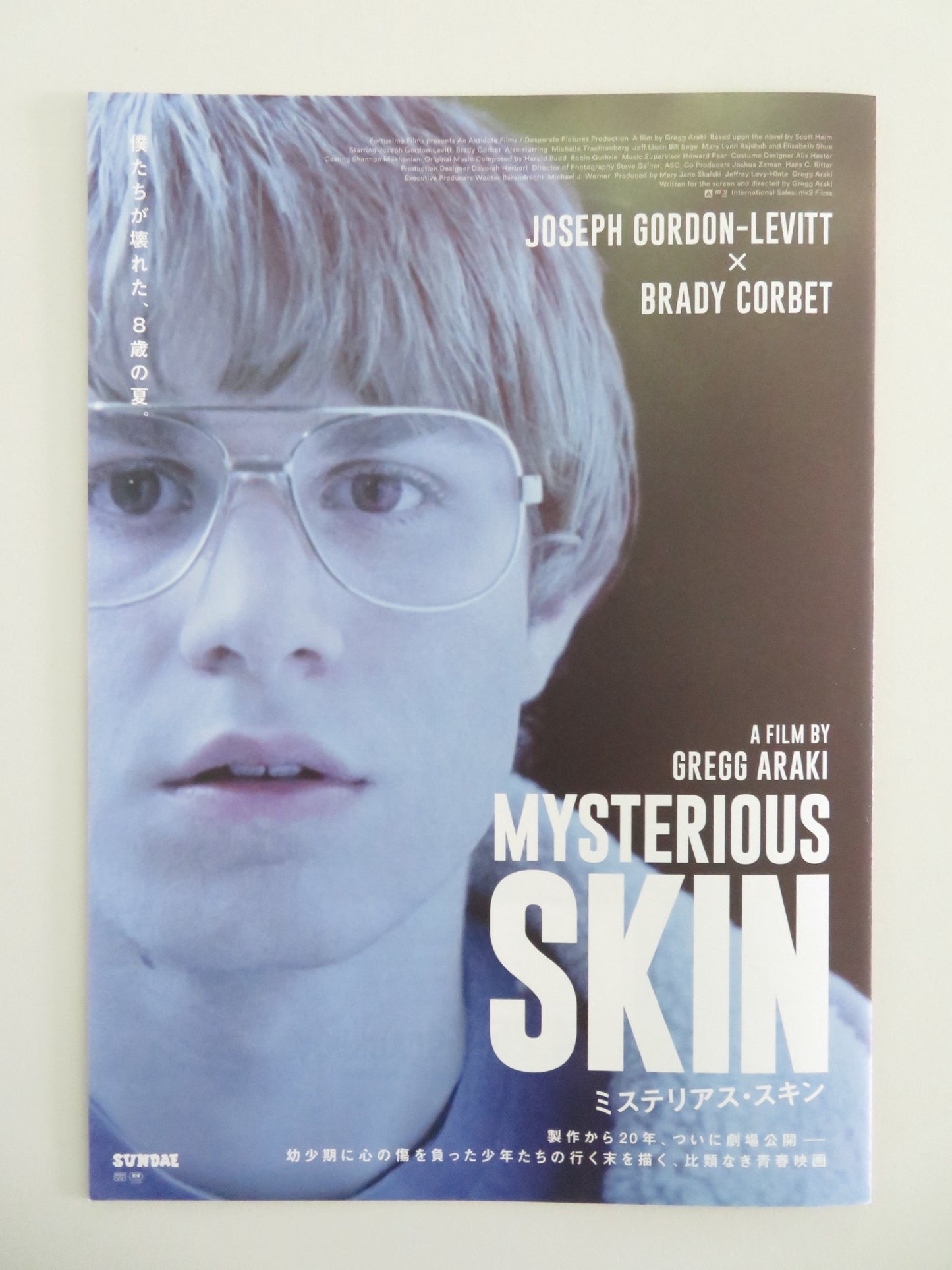 Mysterious Skin Japanese Chirashi (B5) Poster Elisabeth Shue Gordon-Levitt 2004