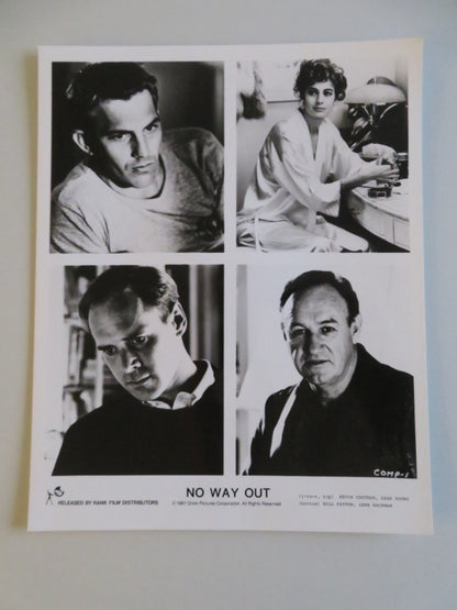 NO WAY OUT MOVIE STILL PHOTO LOT OF 9 GENE HACKMAN KEVIN COSTNER 1987