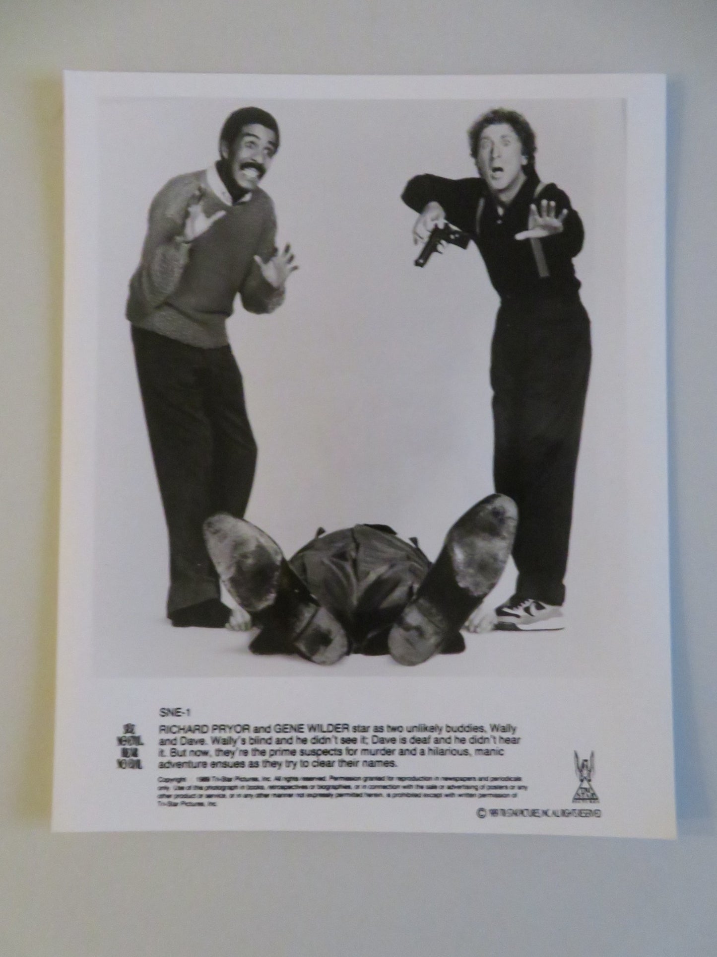 SEE NO EVIL, HEAR NO EVIL MOVIE STILL PHOTO LOT OF 7 RICHARD PRYOR G WILDER 1989
