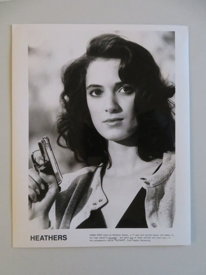 HEATHERS MOVIE STILL PHOTO LOT OF 7 WINONA RYDER CHRISTIAN SLATER 1989
