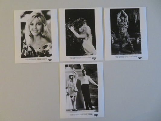 THE RETURN OF THE SWAMP THING MOVIE STILL PHOTO LOT OF 4 HEATHER LOCKLEAR 1989