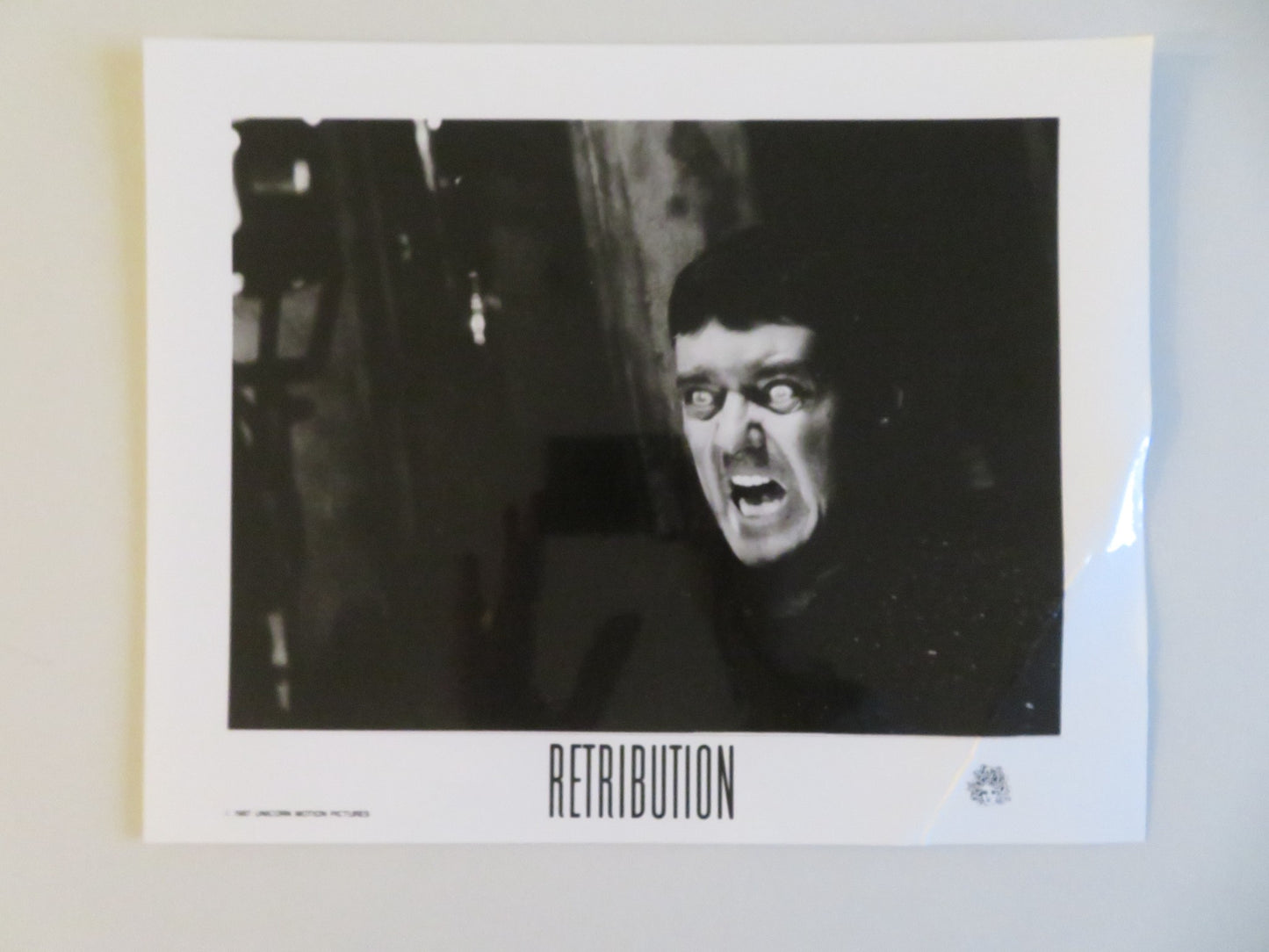 RETRIBUTION MOVIE STILL PHOTO LOT OF 3 DENNIS LIPSCOMB LESLIE WING 1987