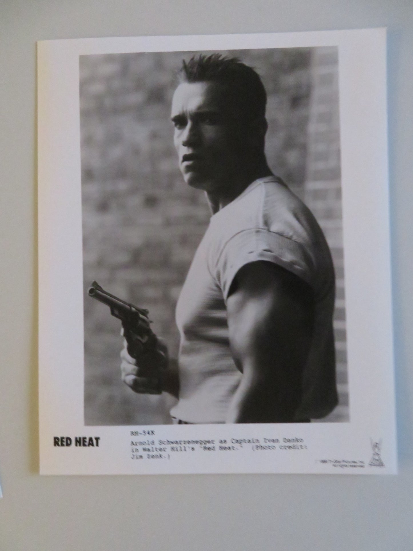 RED HEAT MOVIE STILL PHOTO LOT OF 8 ARNOLD SCHWARZENEGGER JIM BELUSHI 1988