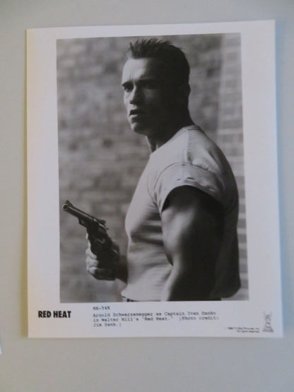 RED HEAT MOVIE STILL PHOTO LOT OF 8 ARNOLD SCHWARZENEGGER JIM BELUSHI 1988