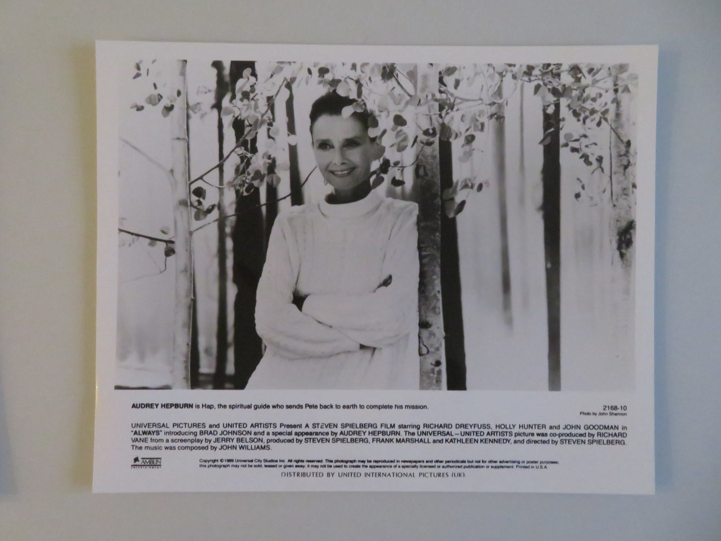 ALWAYS MOVIE STILL PHOTO LOT OF 5 RICHARD DREYFUSS HOLLY HUNTER 1989