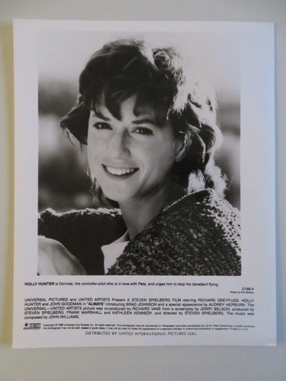 ALWAYS MOVIE STILL PHOTO LOT OF 5 RICHARD DREYFUSS HOLLY HUNTER 1989