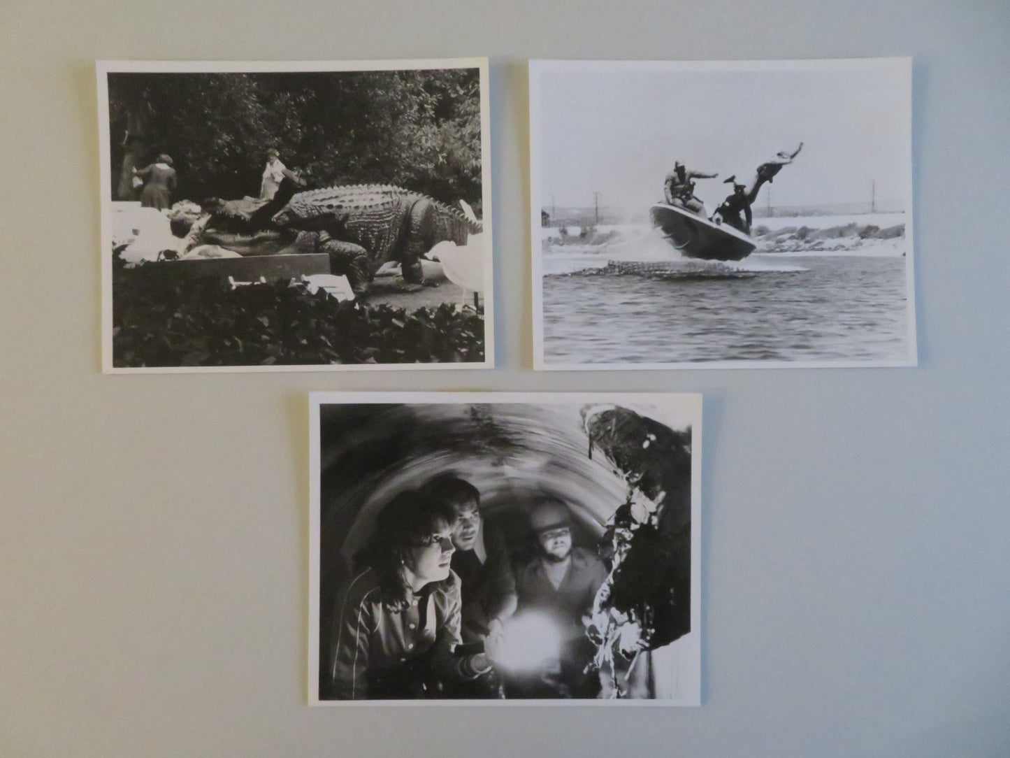 ALLIGATOR MOVIE STILL PHOTO LOT OF 3 ROBERT FORSTER ROBIN RIKER 1980