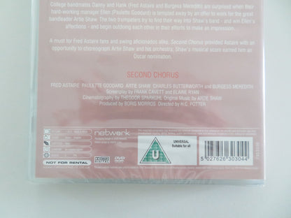 SECOND CHORUS (DVD) FRED ASTAIRE PAULA GODDARD 1940 REGION 2 - Rendezvous Cinema